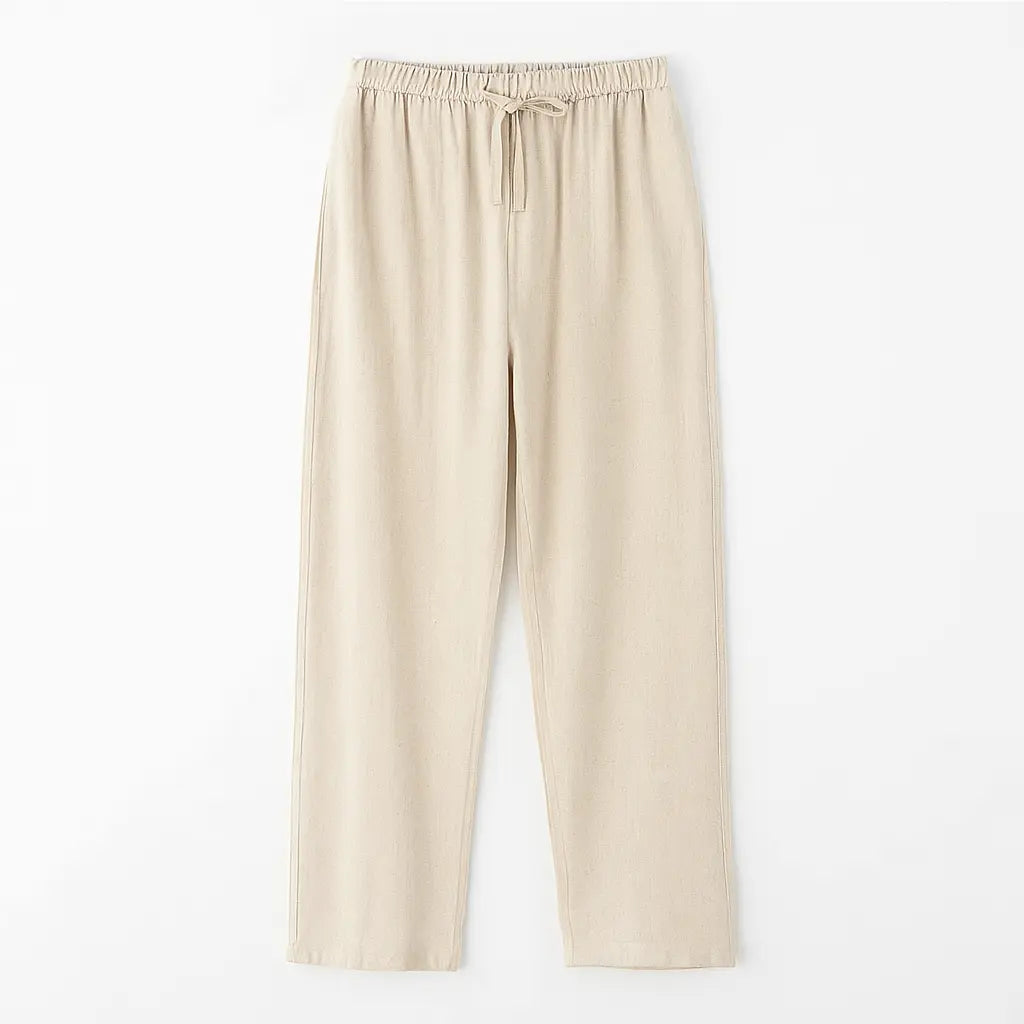 Cap Ferrat – Linen Drawstring Trousers