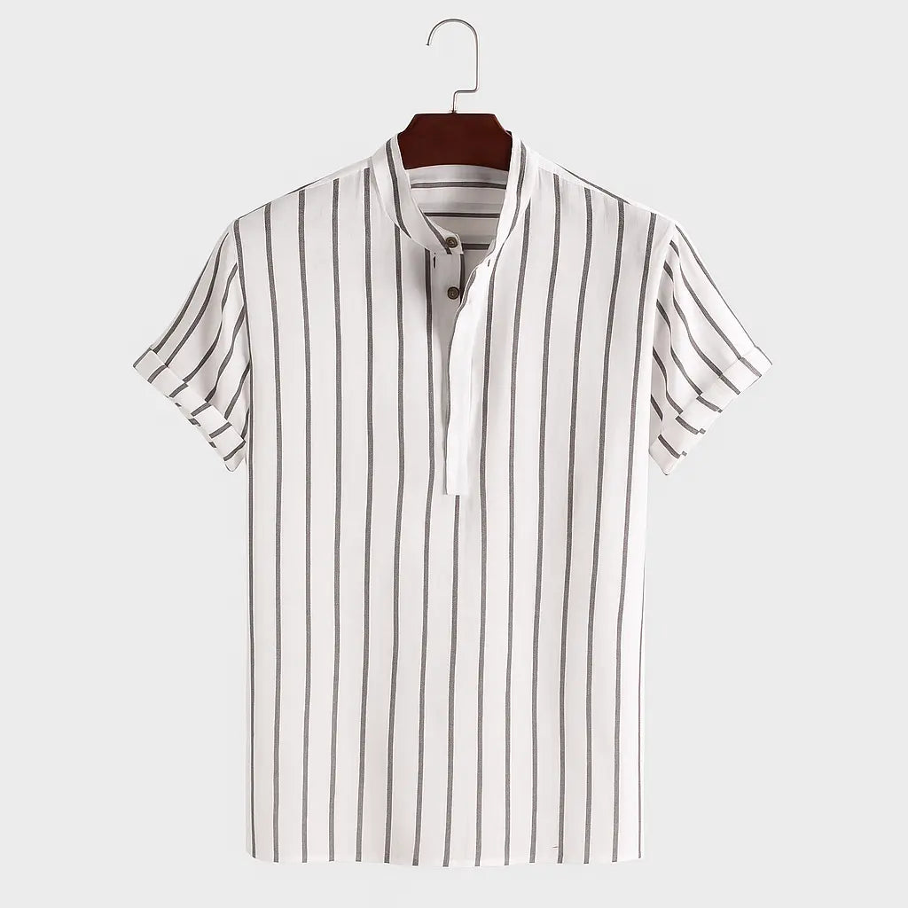 Porto Celeste – Striped Linen Shirt