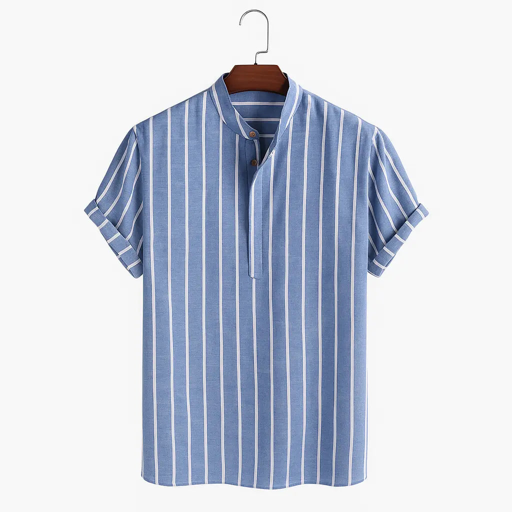 Porto Celeste – Striped Linen Shirt