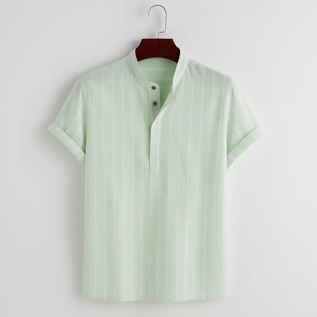 Porto Celeste – Striped Linen Shirt