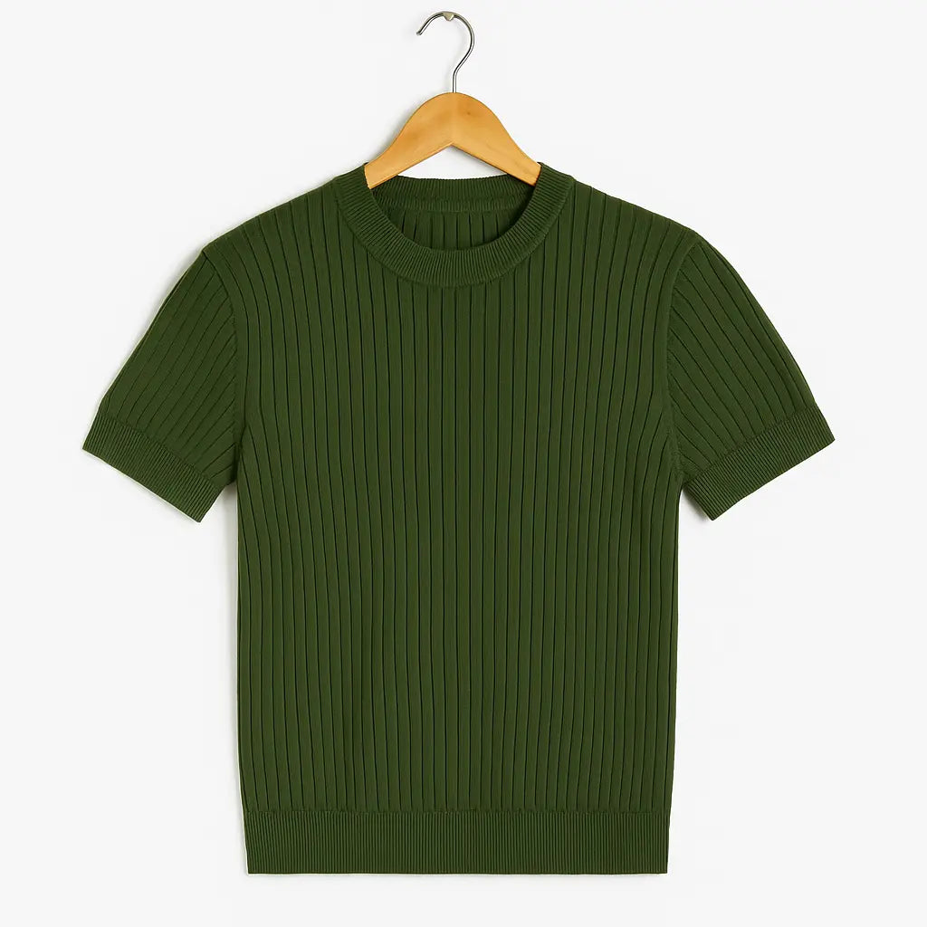 Bosco Tee – Ribbed Knit