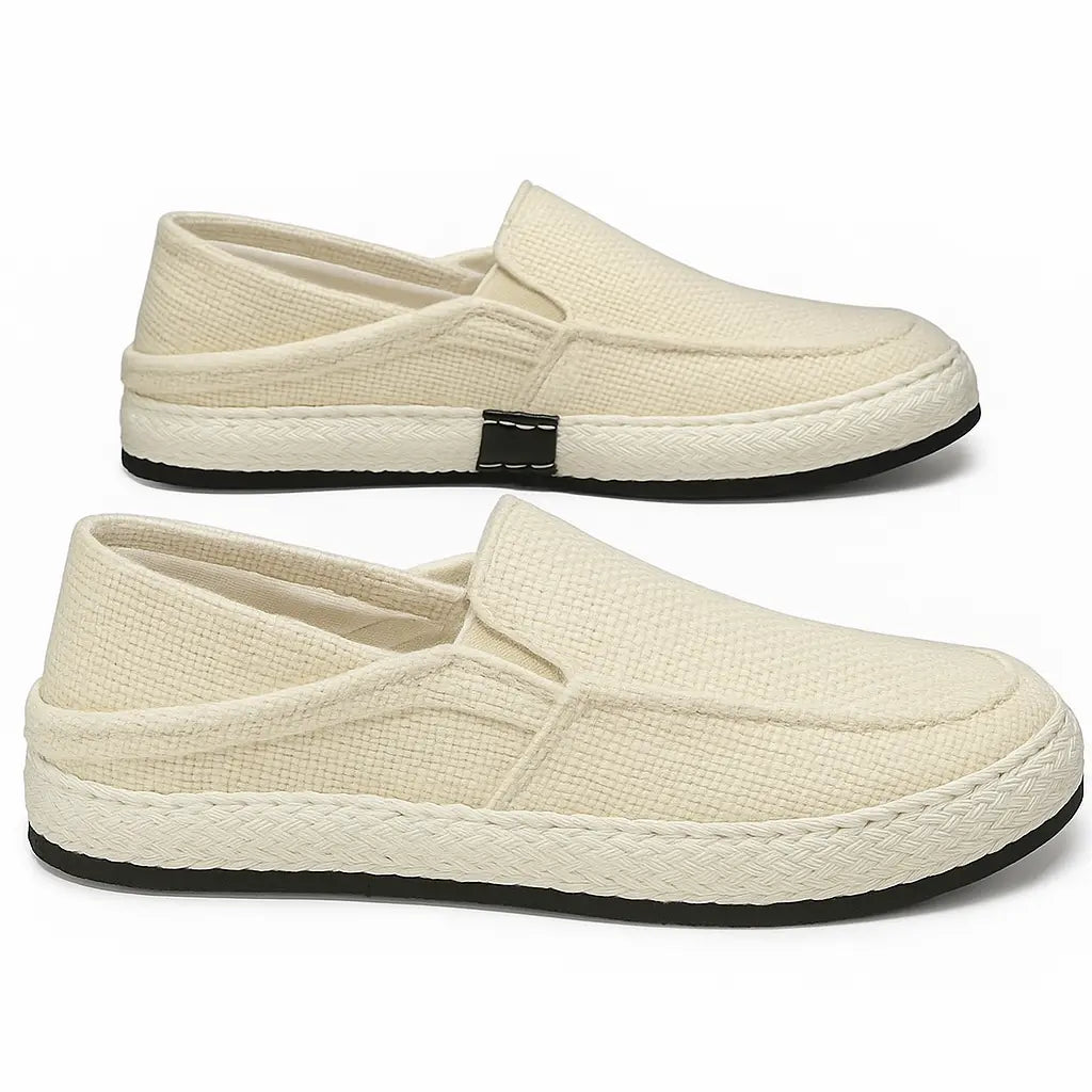 Riviera Crudo – Woven Canvas Slip-On