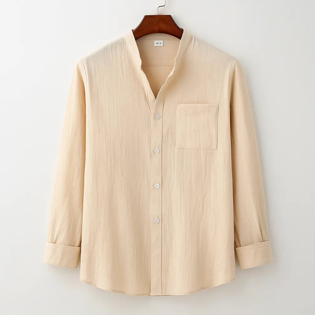 Port Bleu – Collarless Shirt