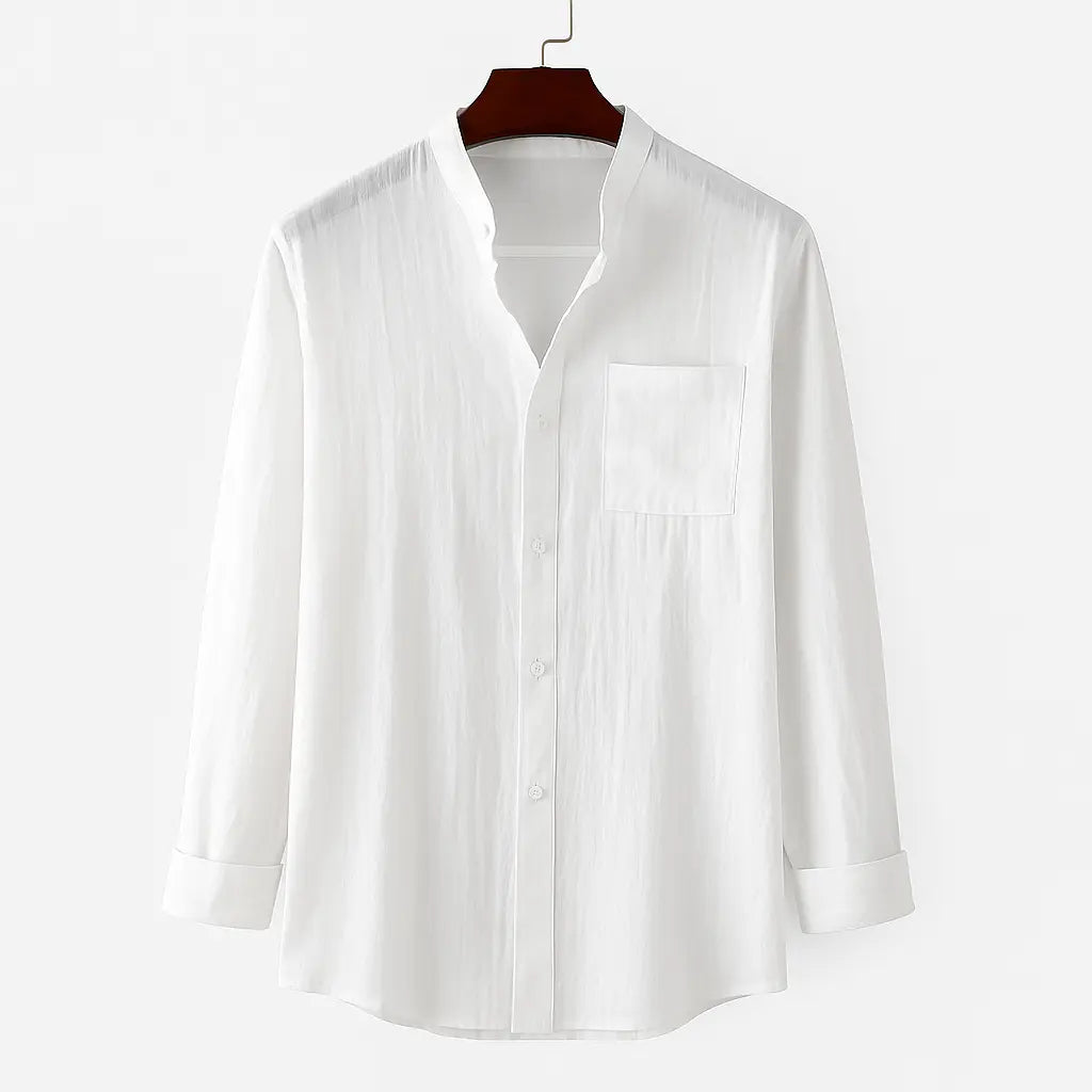 Port Bleu – Collarless Shirt