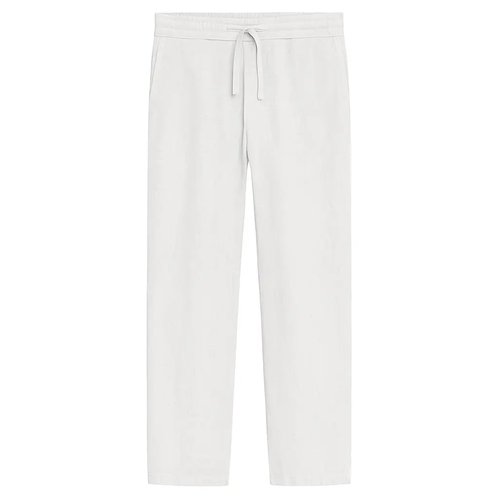 Sable Détente – Drawstring Linen Trousers