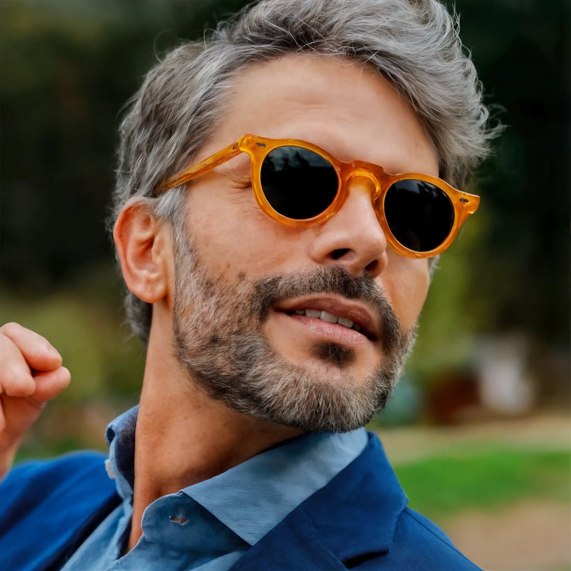 Monte Carlo - Round Tinted Sunglasses