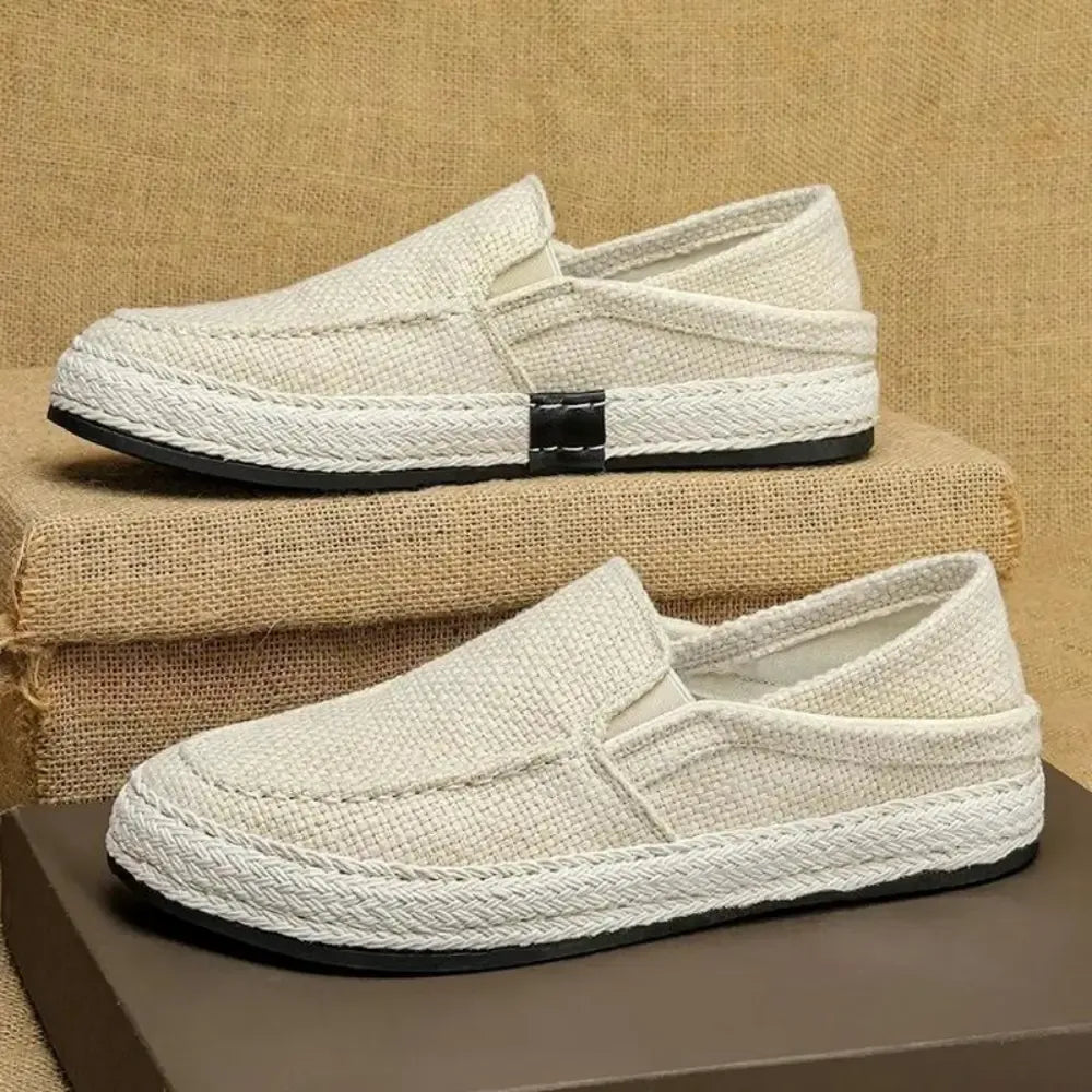 Riviera Crudo – Woven Canvas Slip-On