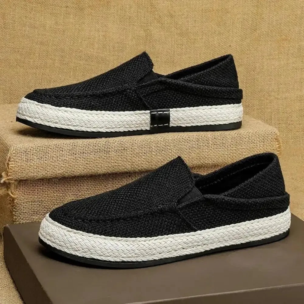 Riviera Crudo – Woven Canvas Slip-On
